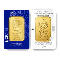 Goldbarren 100 Gramm NZP