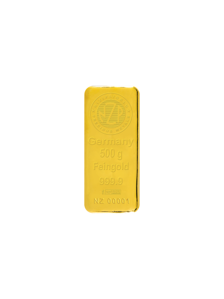 Goldbarren 500 Gramm NZP