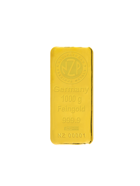 Goldbarren 1000 Gramm NZP