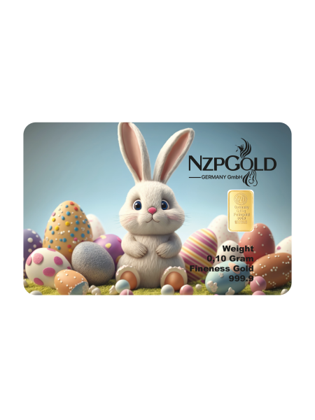 0.10 Gramm Gold 9999 Ostern