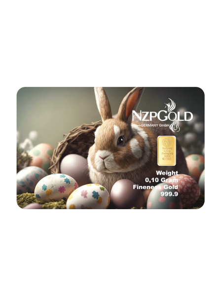 0.10 Gramm Gold 9999 Ostern