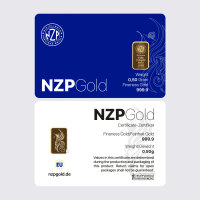 Goldbarren 0.5 Gramm NZP