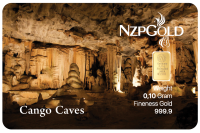 0,10 Gramm Gold 9999 Cango-Caves