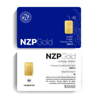 Goldbarren 1 Gramm NZP