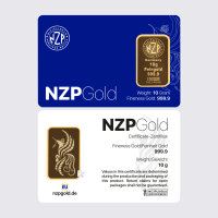 Goldbarren 10 Gramm NZP