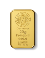 Goldbarren 20 Gramm NZP