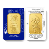 Goldbarren Unze (31,1 Gramm) NZP